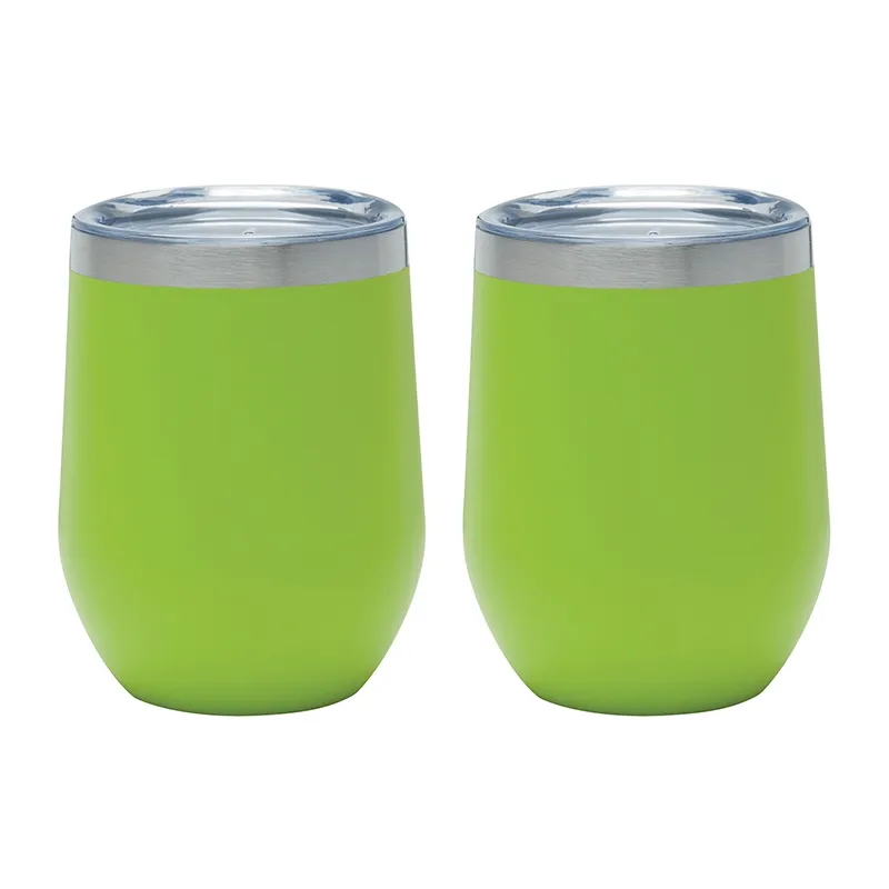 Insulated Wine Tumbler Gift Set Vacuum Sealed - 12 oz (2 Pack) - product view 3