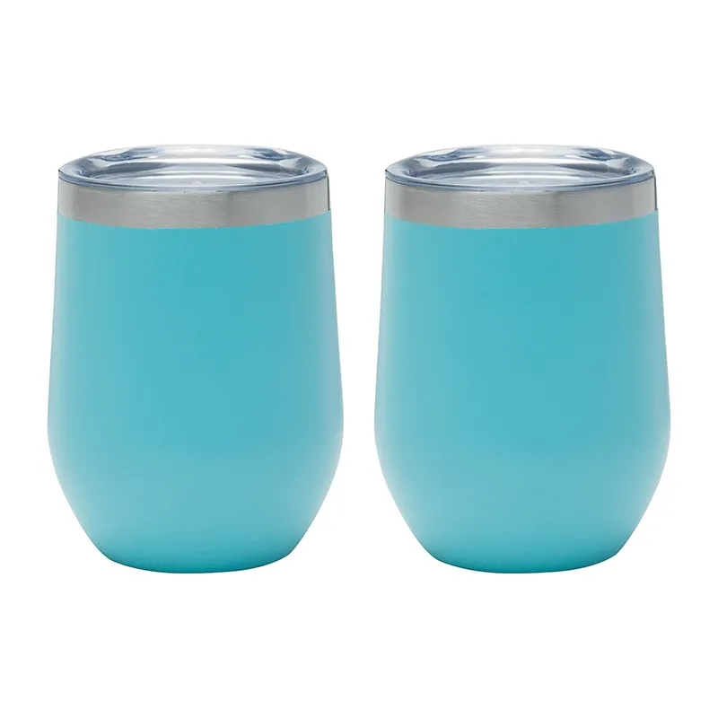 Insulated Wine Tumbler Gift Set Vacuum Sealed - 12 oz (2 Pack) - product view 7