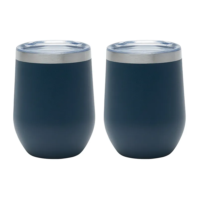 Insulated Wine Tumbler Gift Set Vacuum Sealed - 12 oz (2 Pack) - product view 11