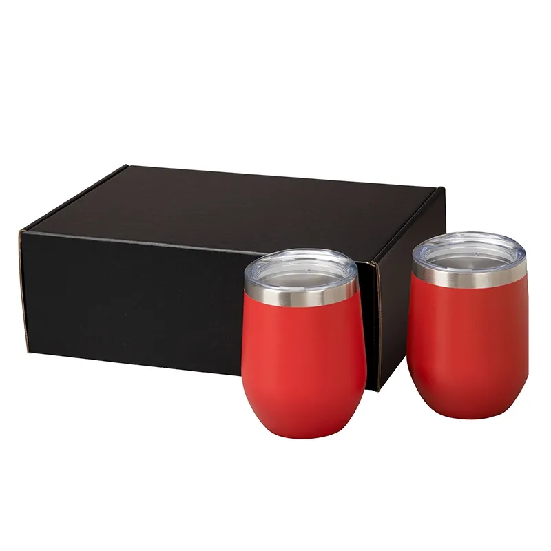 Insulated Wine Tumbler Gift Set Vacuum Sealed - 12 oz (2 Pack) - product view 28