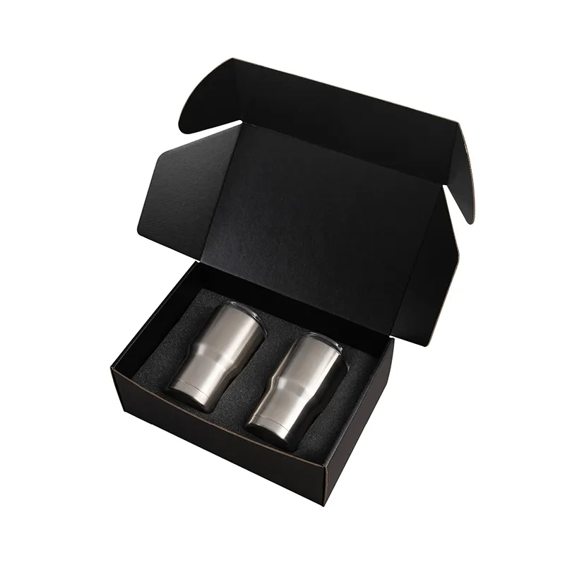 Insulated Tumbler Gift Set with Push-In Lids - 12 oz (2 Pack) - product view 7