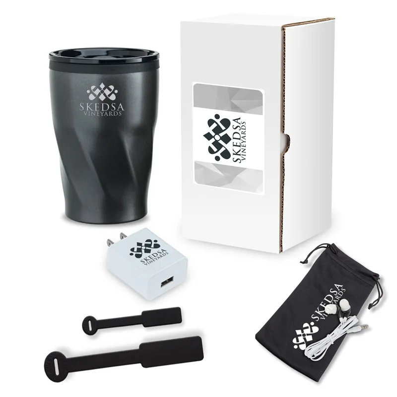 Gift Set 3-Piece Technology with Stainless Steel Tumbler - 12 oz