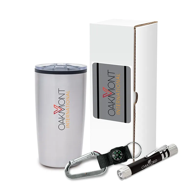 Gift Set 3-Piece Safety with Stainless Steel Tumbler - 20 oz