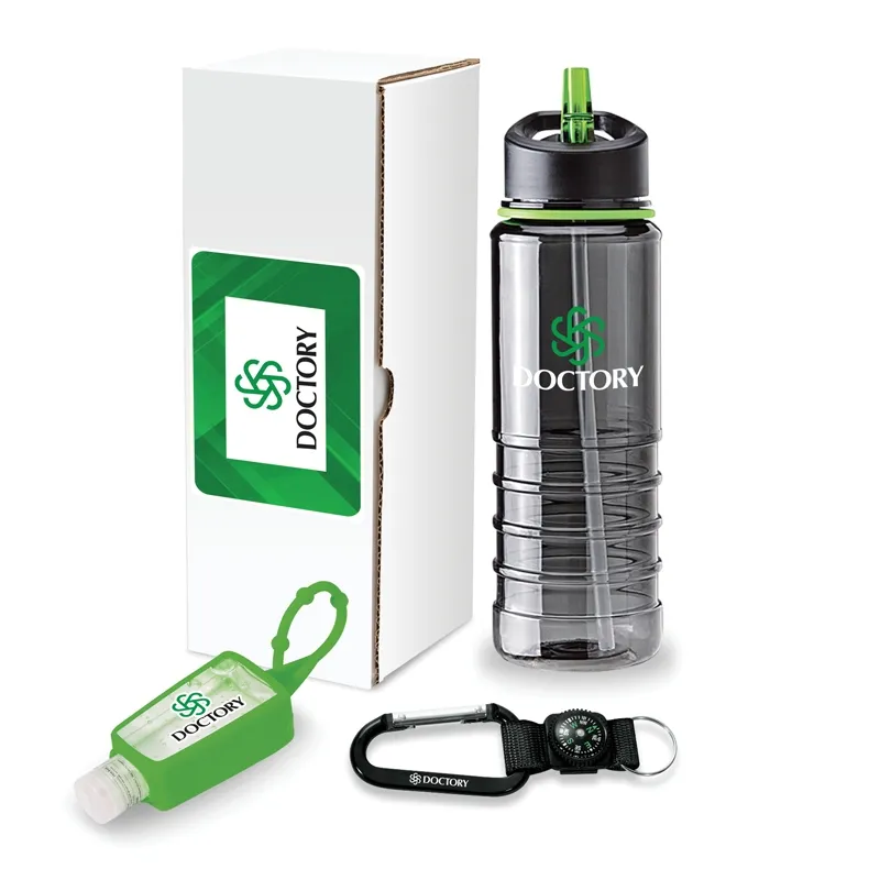 Gift Set 3-Piece Fitness with Tritan Water Bottle - 25 oz - product view 2