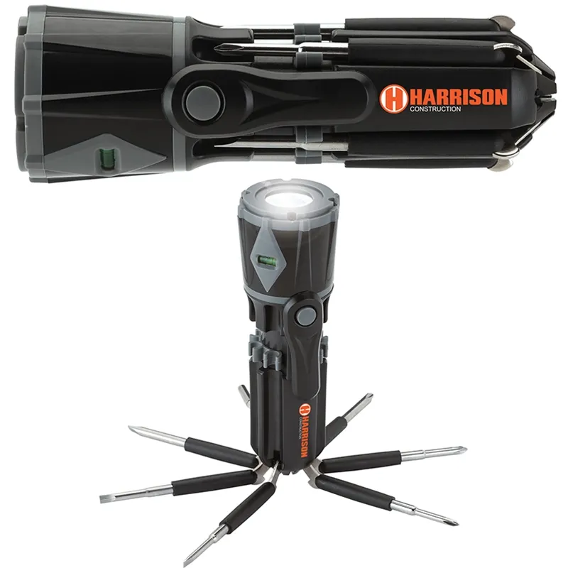 Screwdriver Set with LED Flashlight Multi-Tool - 6 Drivers