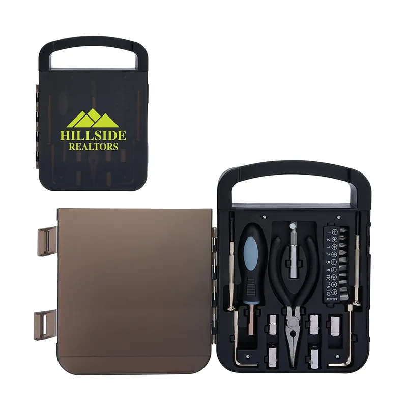 Tool Set with Needlenose Pliers and Socket Set - 22 Piece