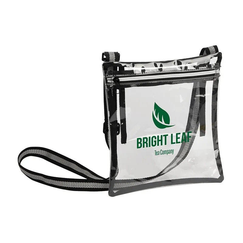 Clear Crossbody Bag with TPU Material Stadium Approved