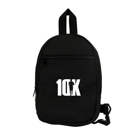 Crossbody Bag PU Leatherette Water-Resistant - 6.8 x 10.5 in