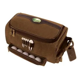 Golf Shoe Bag with Novohyde - 6 3/4 x 14 x 9 in