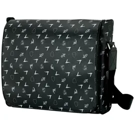 Lamborghini Shoulder Bag with Monogram - 14 1/2 x 13 x 4 in