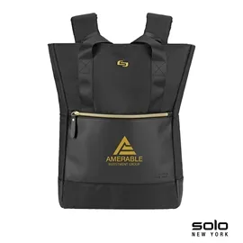 Backpack Tote Hybrid Matte Gold Hardware - 15 x 18.125 in