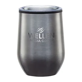 Wine Tumbler Steel PP Liner with Non-Slip Base - 12 oz - product view 2
