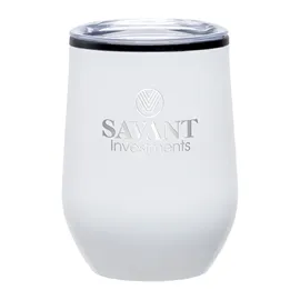 Wine Tumbler Steel PP Liner with Non-Slip Base - 12 oz - product view 4