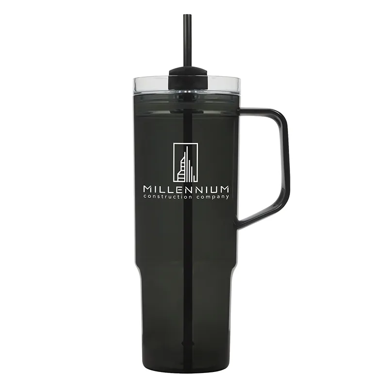 Travel Mug AS Plastic Single Wall Rotator Lid - 40 oz