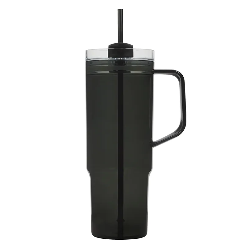 Travel Mug AS Plastic Single Wall Rotator Lid - 40 oz - product view 2