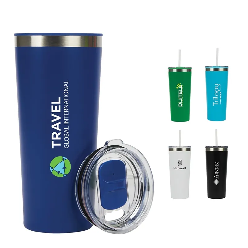 Insulated Tumbler Steel with Recycled PP Liner - 24 oz - product view 7