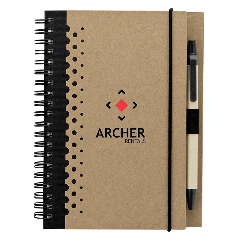 Junior Notebook with Paper Pen - 80 Lined Pages