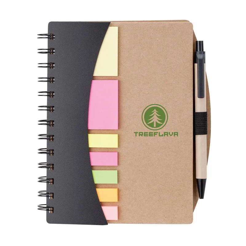 Junior Notebook with Pen and Sticky Notes - 70 Pages