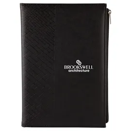 Junior Journal with Zipper Pocket - Leatherette Cover