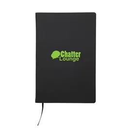 Hardcover Notebook Two-Tone Leatherette - 5.5 x 8.25 in