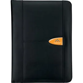 Padfolio Bonded Leather Letter Size Striped - 9.5 x 13 in