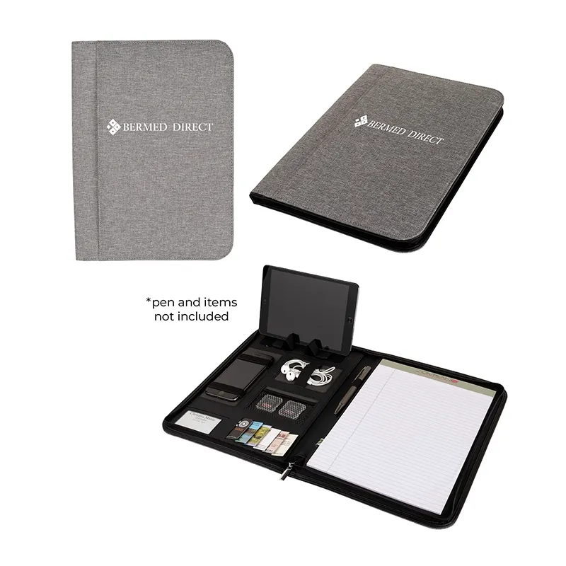 Padfolio Zippered RPET Recycled Letter Size - 9.63 x 13.38 in - product view 7