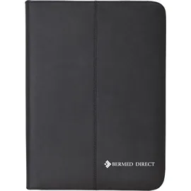 Padfolio Zippered Leather Letter Size Accordion - 10.13 x 13.5 in