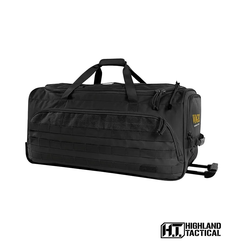 Tactical Rolling Duffel Bag Retractable Handle - 29.5 x 13 x 12.75 in