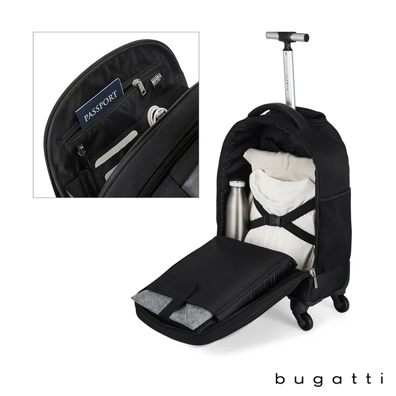 Rolling Backpack Polyester 15.6 Laptop - 13 x 21 x 7.5 in - product view 3