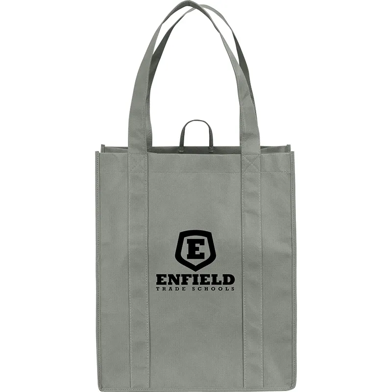 Custom Tote Bag Non-Woven Extra Wide Gusset - 12 x 14 in