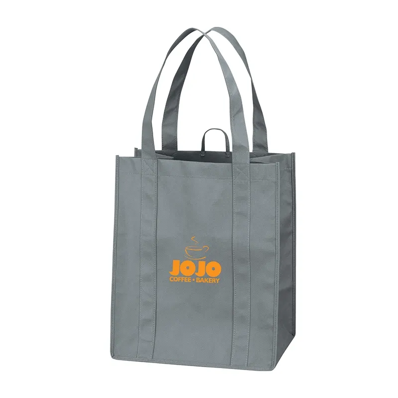 Custom Tote Bag Non-Woven Extra Wide Gusset - 12 x 14 in - product view 2