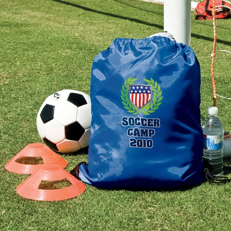 Drawstring Bag 210D Polyester with Backpack Straps - 17 x 20 in - product view 4