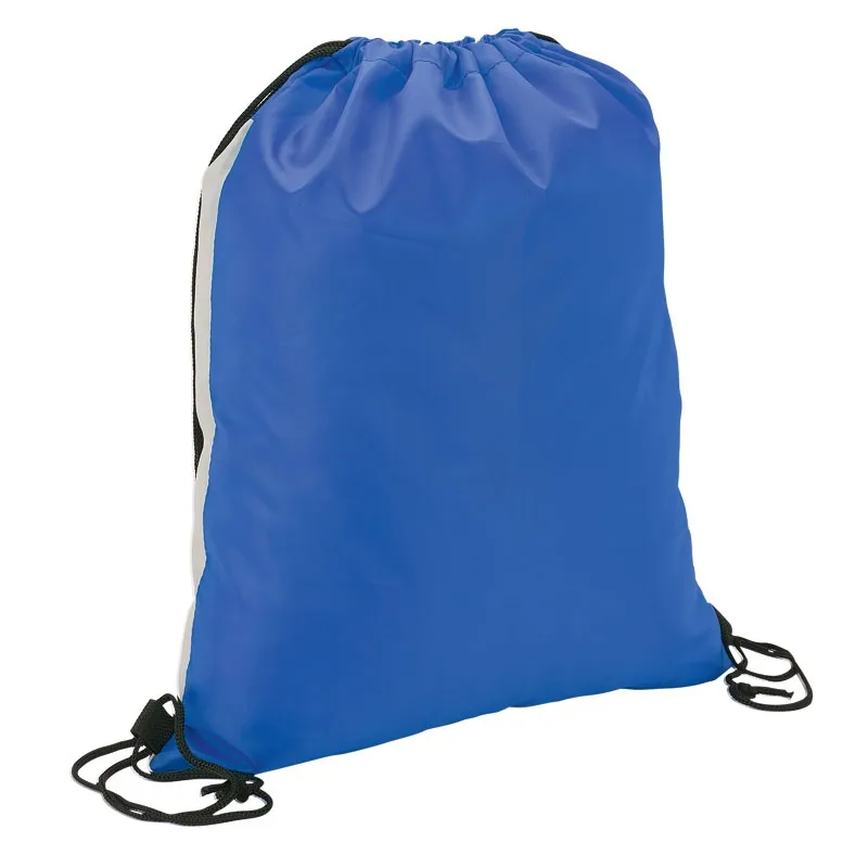 Drawstring Bag 210D with Gusseted Mesh Pocket - 13.25 x 16.25 in - product view 8