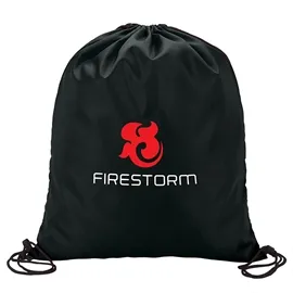 Drawstring Bag 210D Polyester Basic - 14 x 17.25 in
