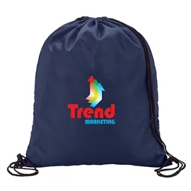 Drawstring Bag 210D Polyester Basic - 14 x 17.25 in - product view 9