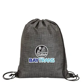 Drawstring Bag Non-Woven Printed Pattern - 13 x 16.5 in