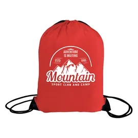 Drawstring Bag RPET Recycled 210D Polyester - 14 x 18 in - product view 7