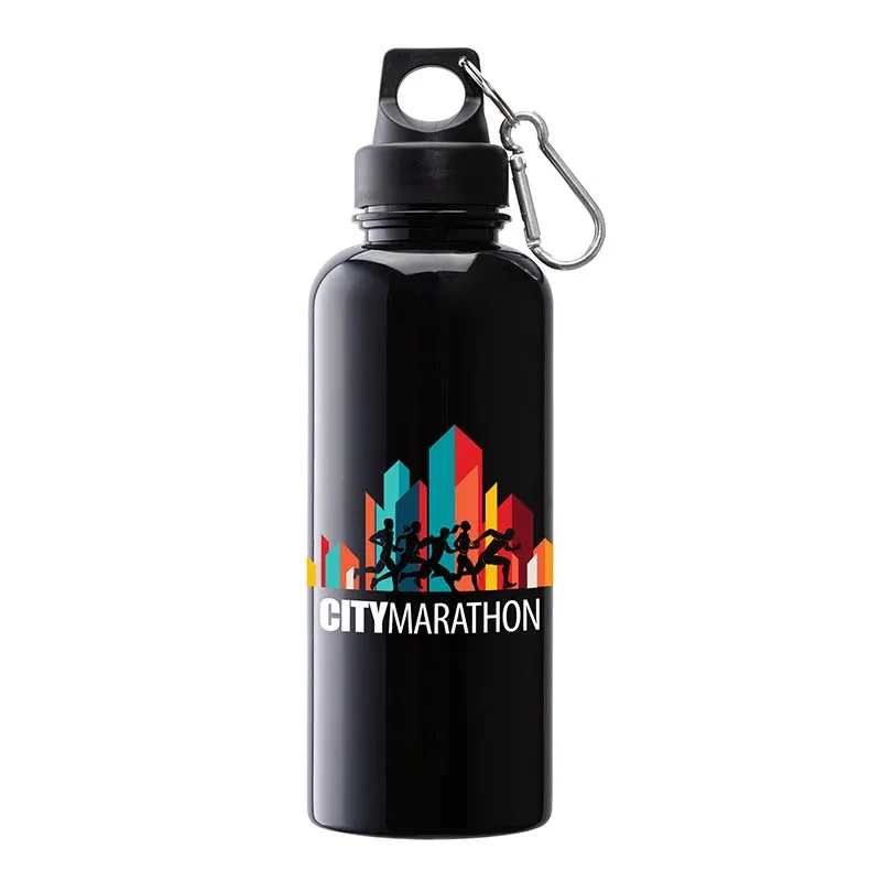 Water Bottle Polystyrene with Carabiner - 20 oz