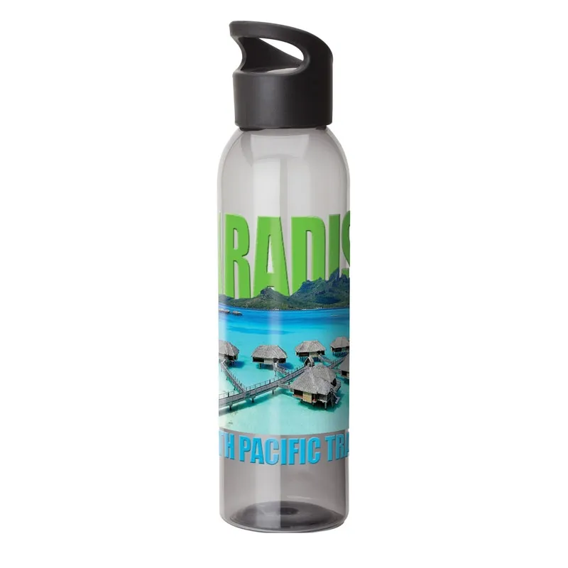Water Bottle AS Plastic Twist Handle BPA Free - 22 oz - product view 3