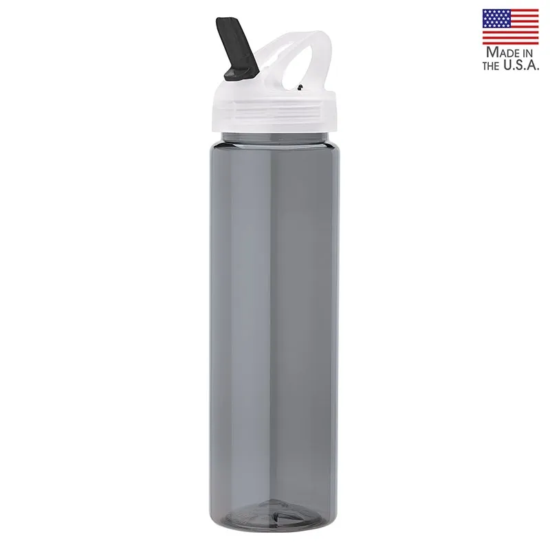 Water Bottle PET Flip Spout Handle Made in USA - 25 oz - product view 2