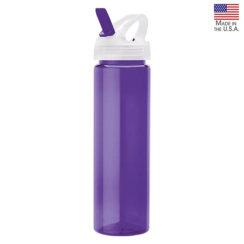 Water Bottle PET Flip Spout Handle Made in USA - 25 oz - product view 5