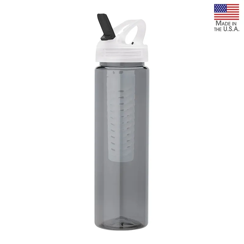 Water Bottle PET Flip Spout Fruit Infuser - 25 oz - product view 5