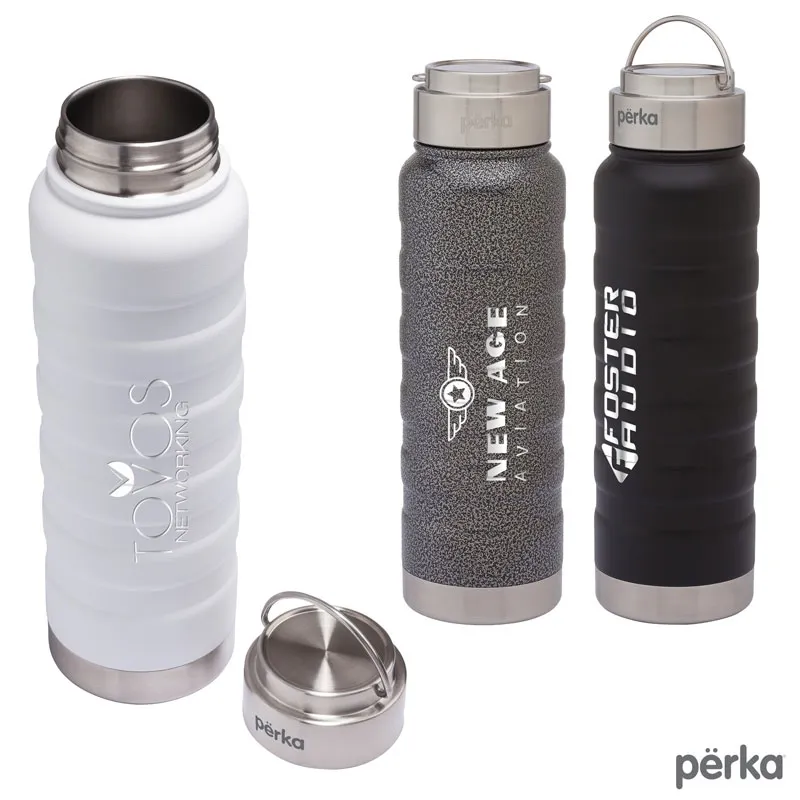 Stainless Steel Water Bottle with Copper Lining - 24 oz - product view 4