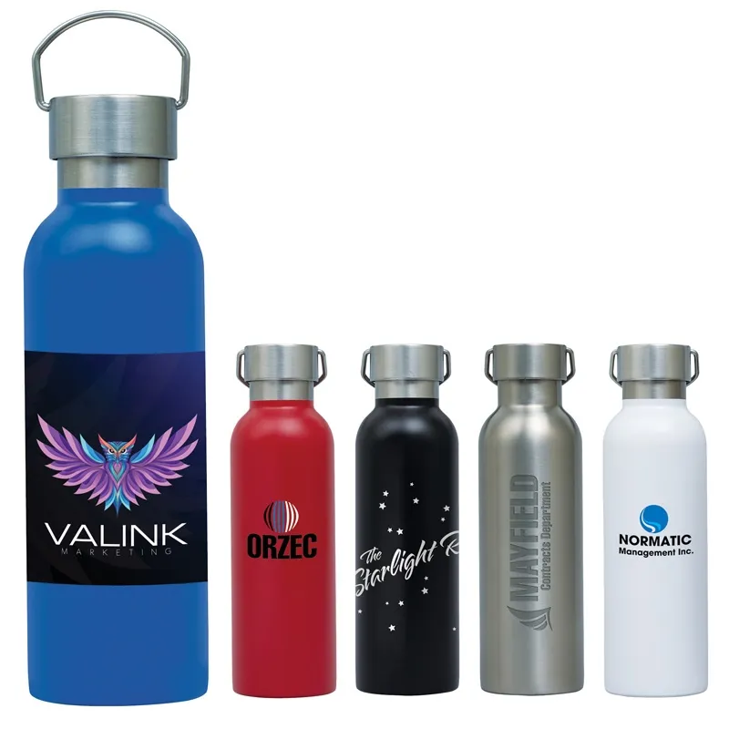 Single Wall Stainless Steel Water Bottle - 28 oz - product view 5