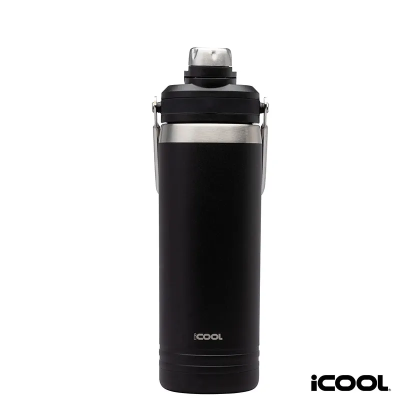 Stainless Steel Water Bottle with Dual Spouts - 24 oz - product view 3
