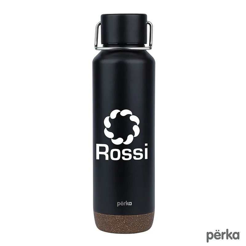 Stainless Steel Water Bottle with Cork Base - 24 oz