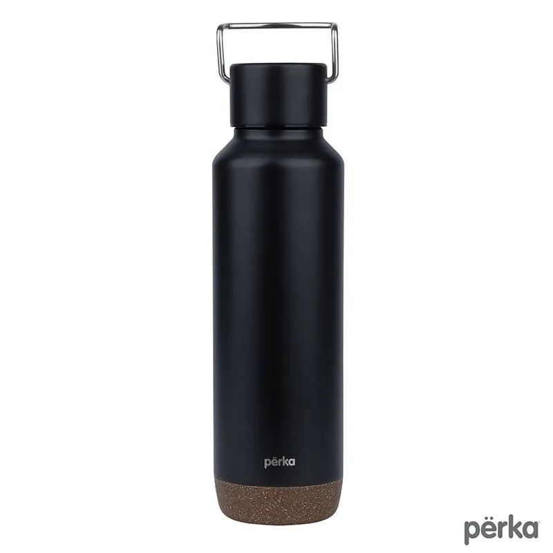 Stainless Steel Water Bottle with Cork Base - 24 oz - product view 3