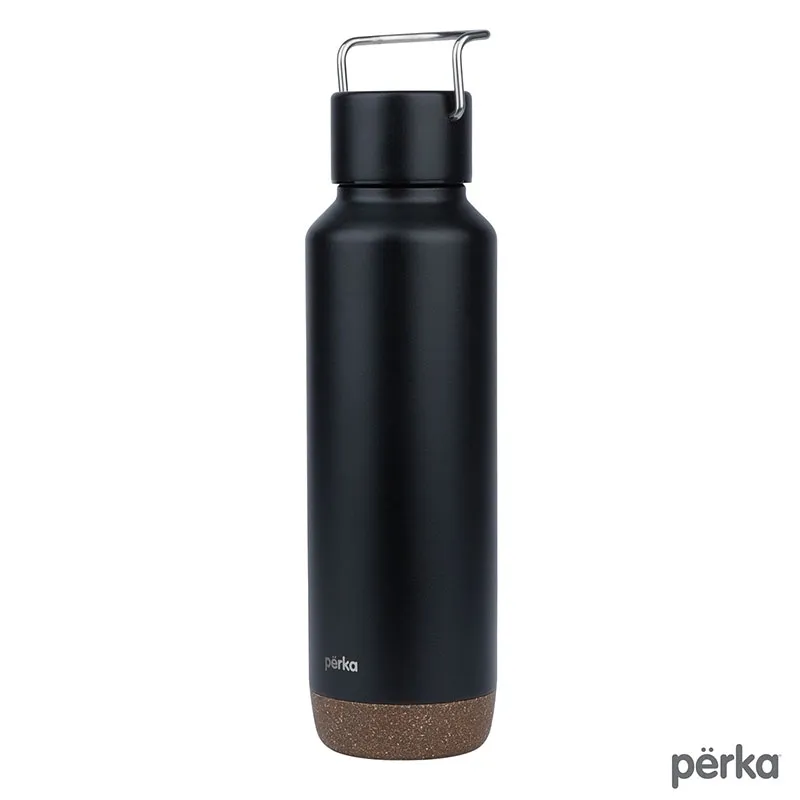 Stainless Steel Water Bottle with Cork Base - 24 oz - product view 4