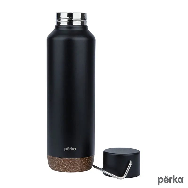 Stainless Steel Water Bottle with Cork Base - 24 oz - product view 5