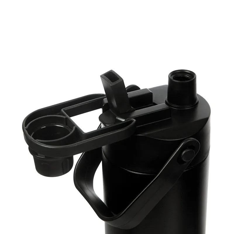 Recycled Stainless Steel Water Bottle with Dual Lid - 22 oz - product view 4